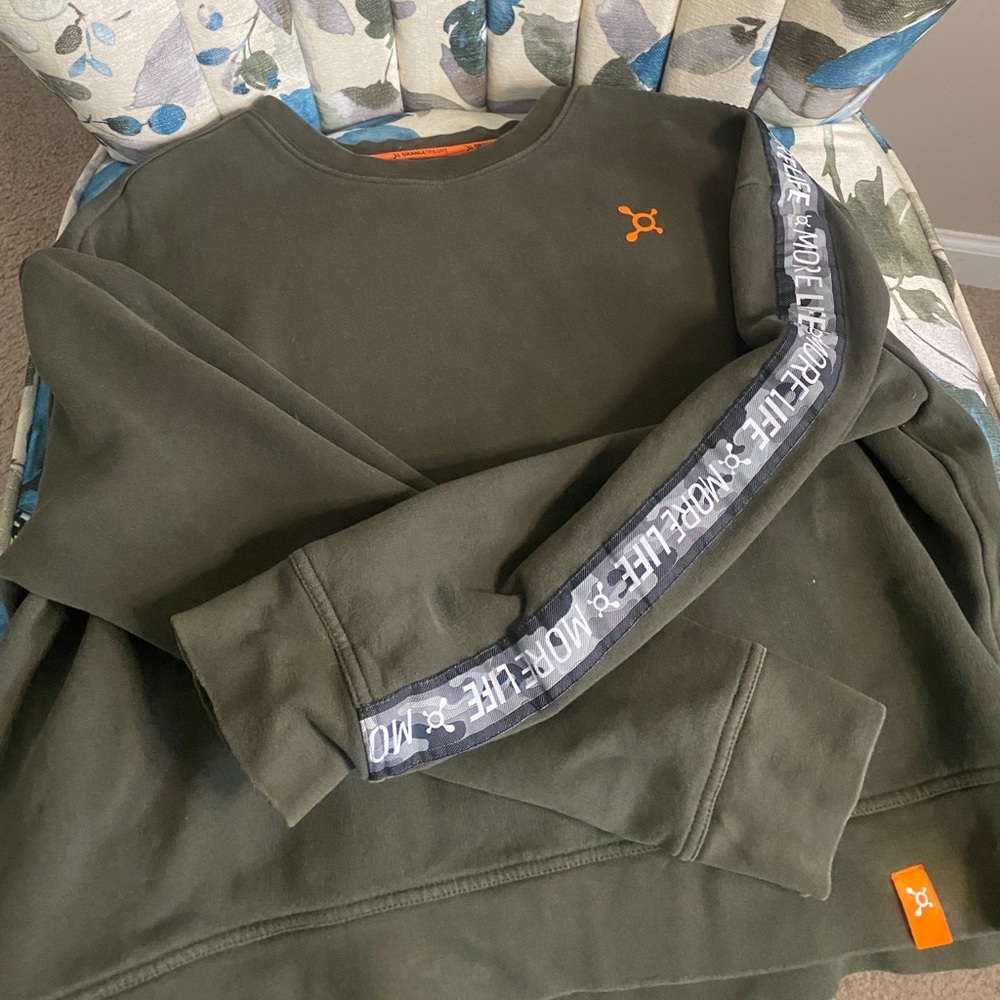 OTF Green and Camo Crewneck